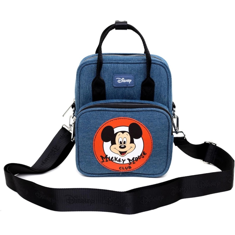 Disney Mickey Mouse Club crossbody bag NWT Denim blue parks bag purse